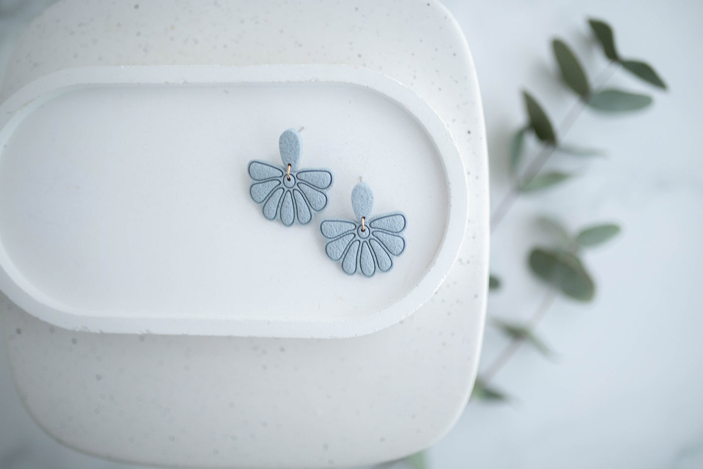 Clay Earrings | Boho Floral Dangles | Spring Fling Collection