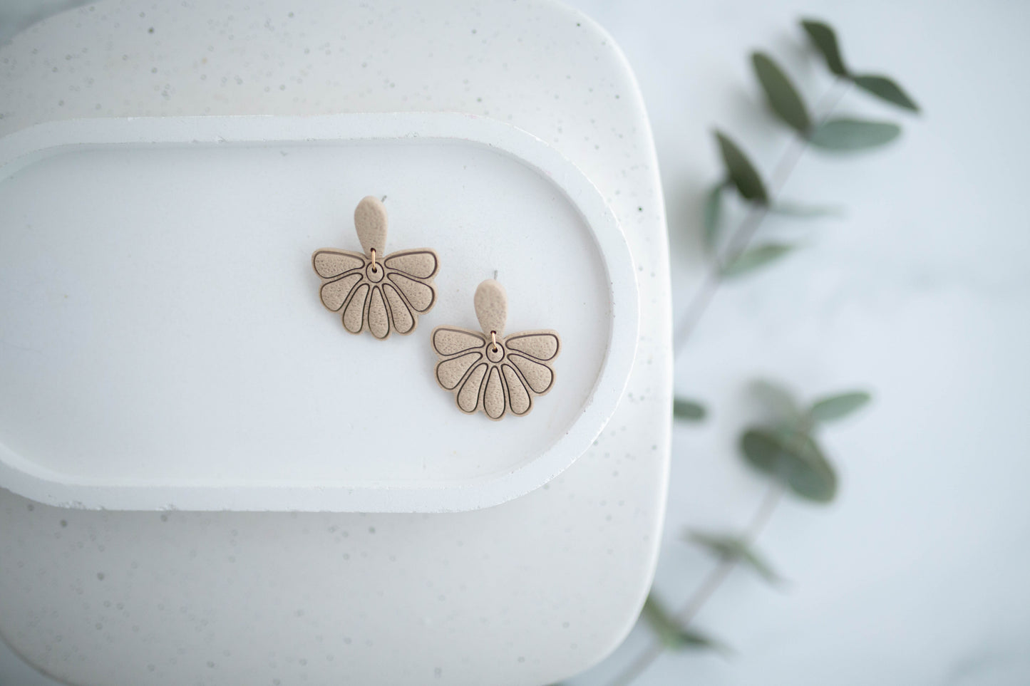Clay Earrings | Boho Floral Dangles | Spring Fling Collection