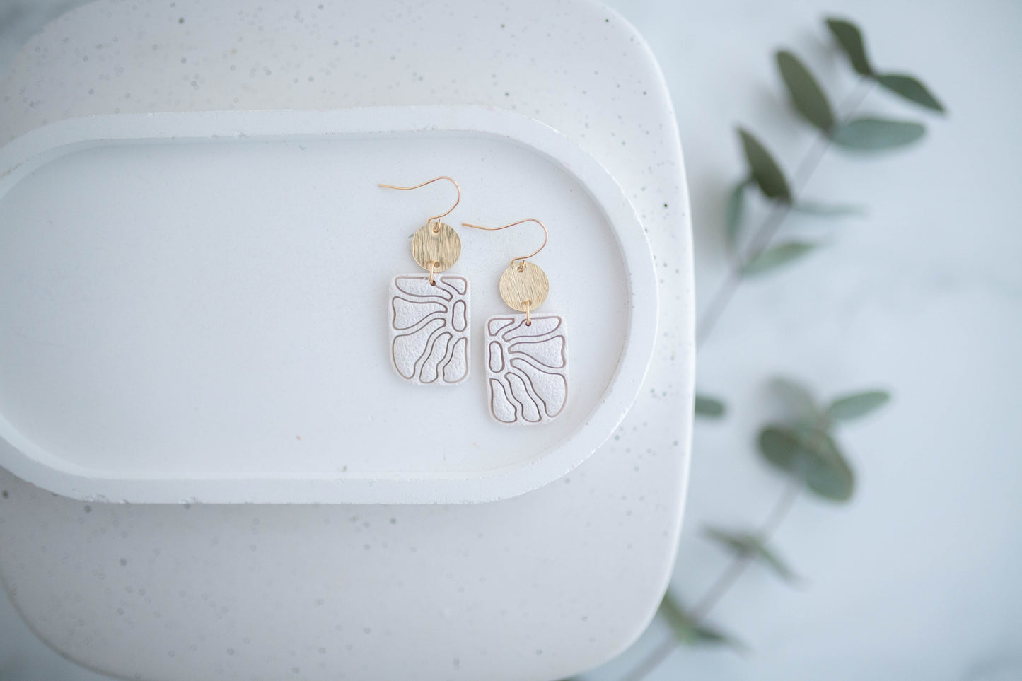 Clay Earrings | Spring Fling Flower Dangles | Spring Fling Collection