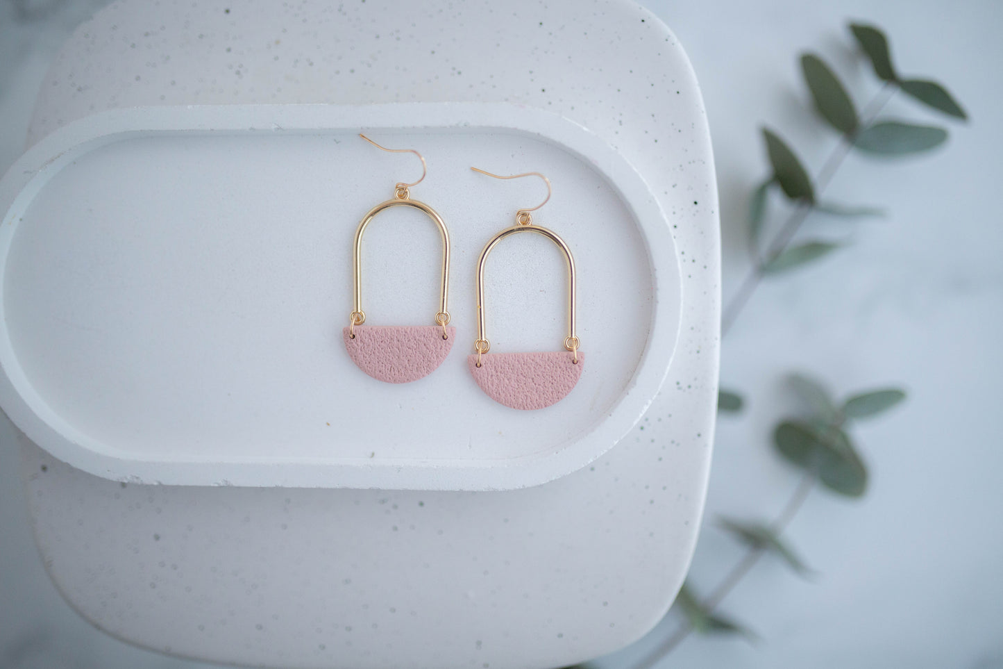 Clay Earrings | Arch Dangles | Spring Fling Collection