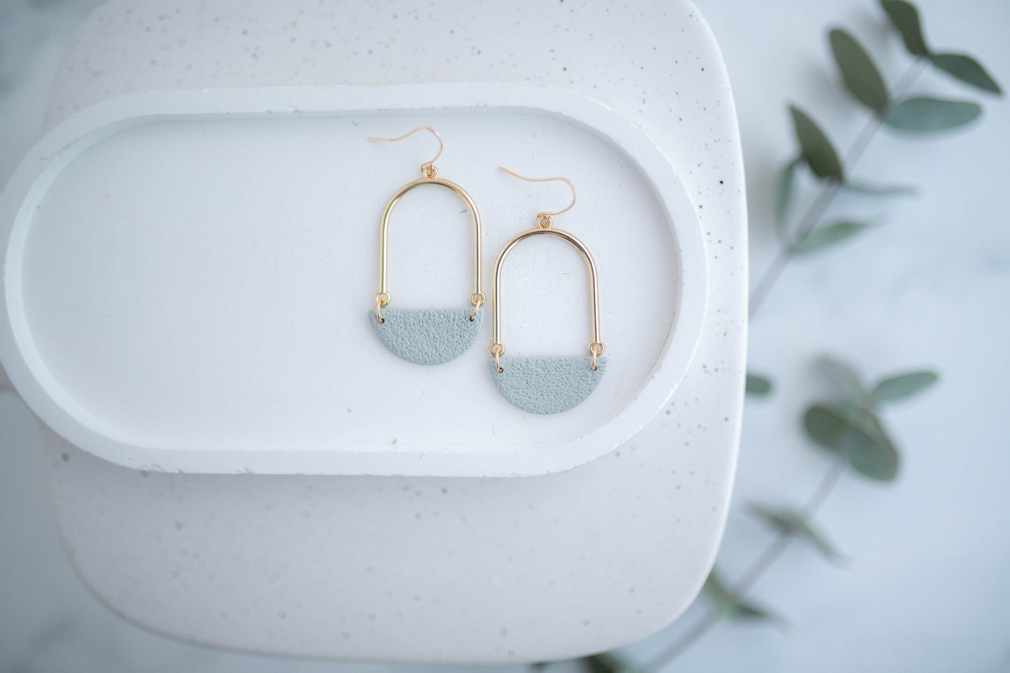 Clay Earrings | Arch Dangles | Spring Fling Collection