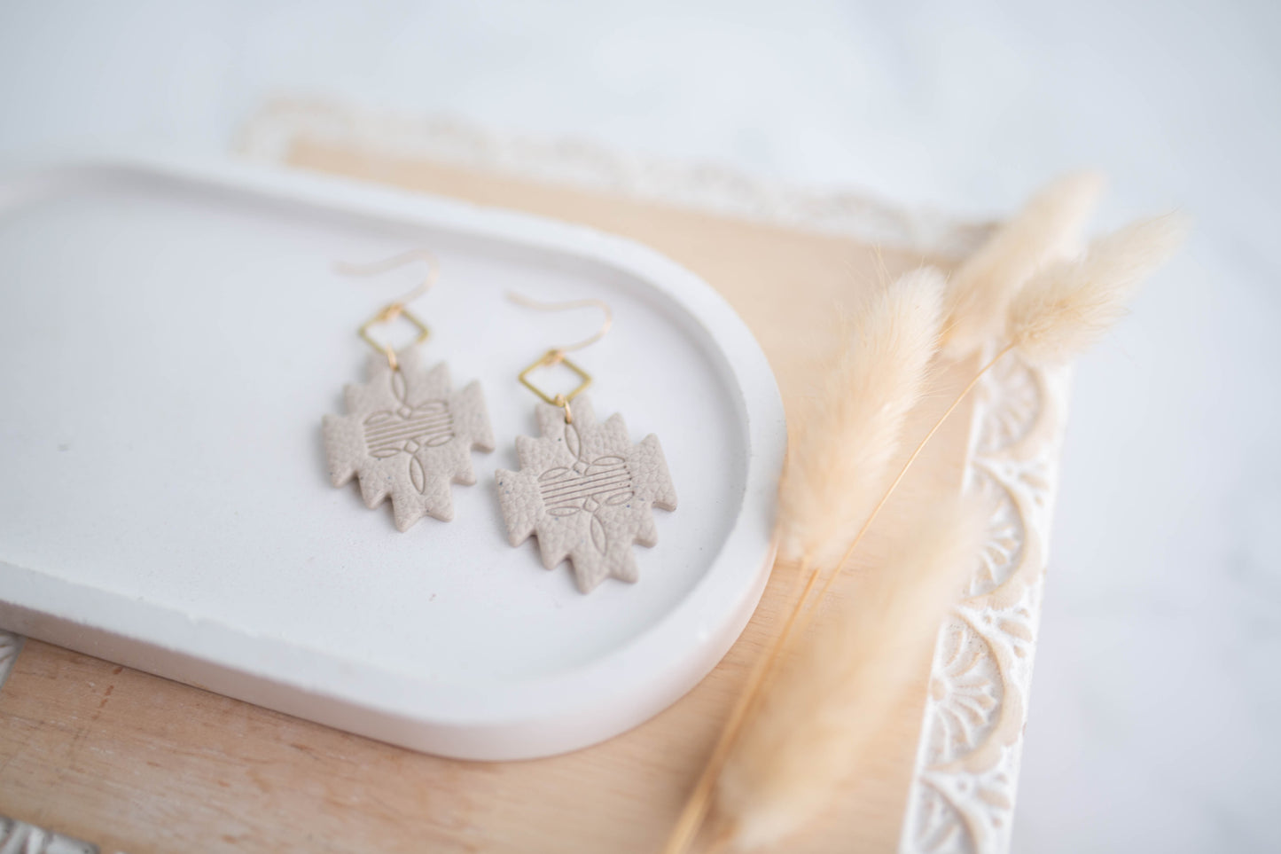 Clay Earrings | Bootcut Dangles | Cozy Cowgirl Collection