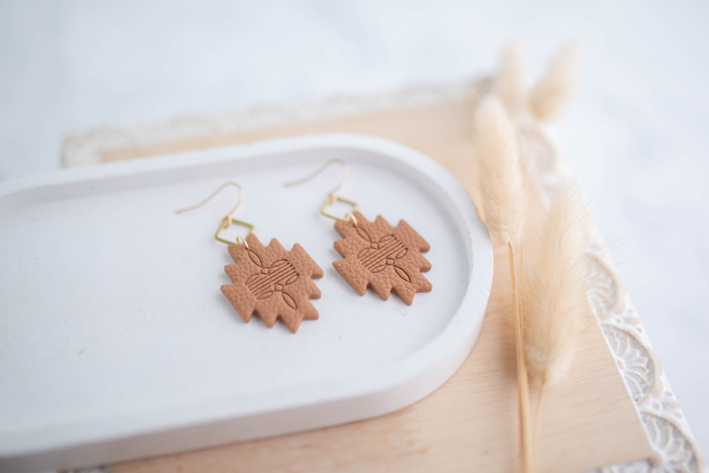 Clay Earrings | Bootcut Dangles | Cozy Cowgirl Collection