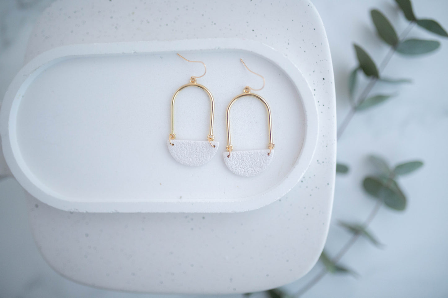 Clay Earrings | Arch Dangles | Spring Fling Collection