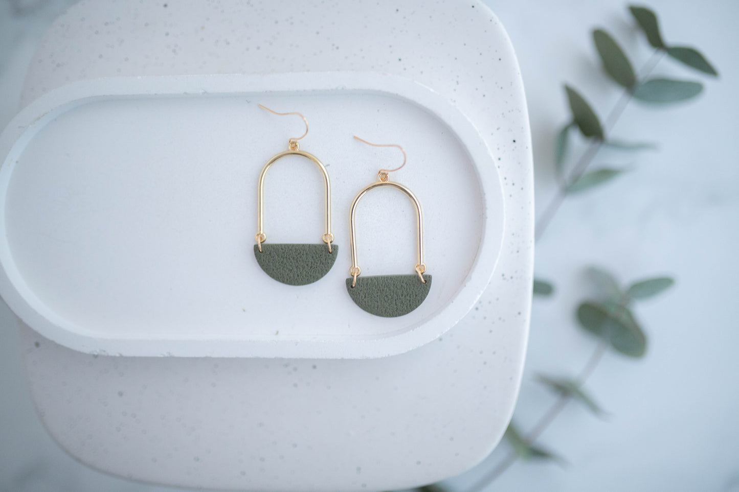 Clay Earrings | Arch Dangles | Spring Fling Collection