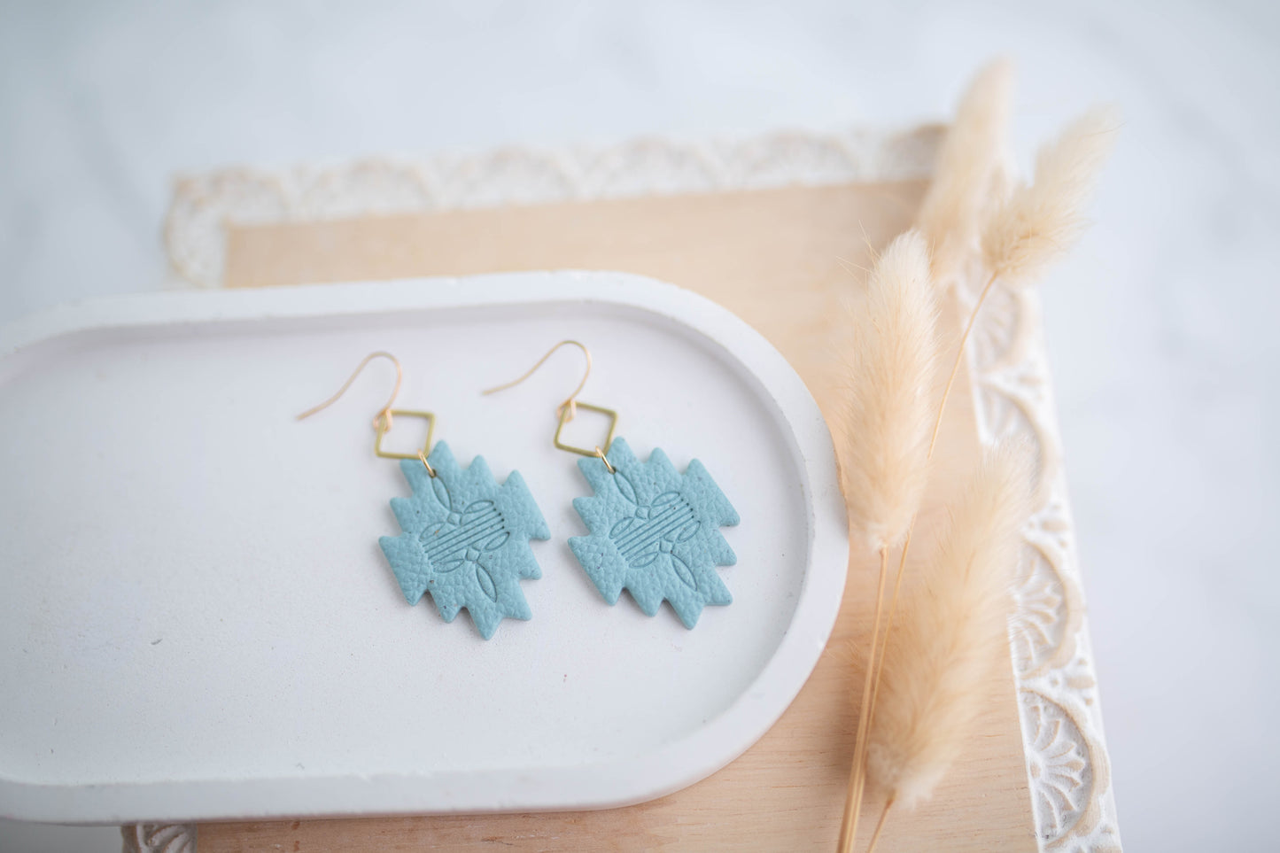 Clay Earrings | Bootcut Dangles | Cozy Cowgirl Collection