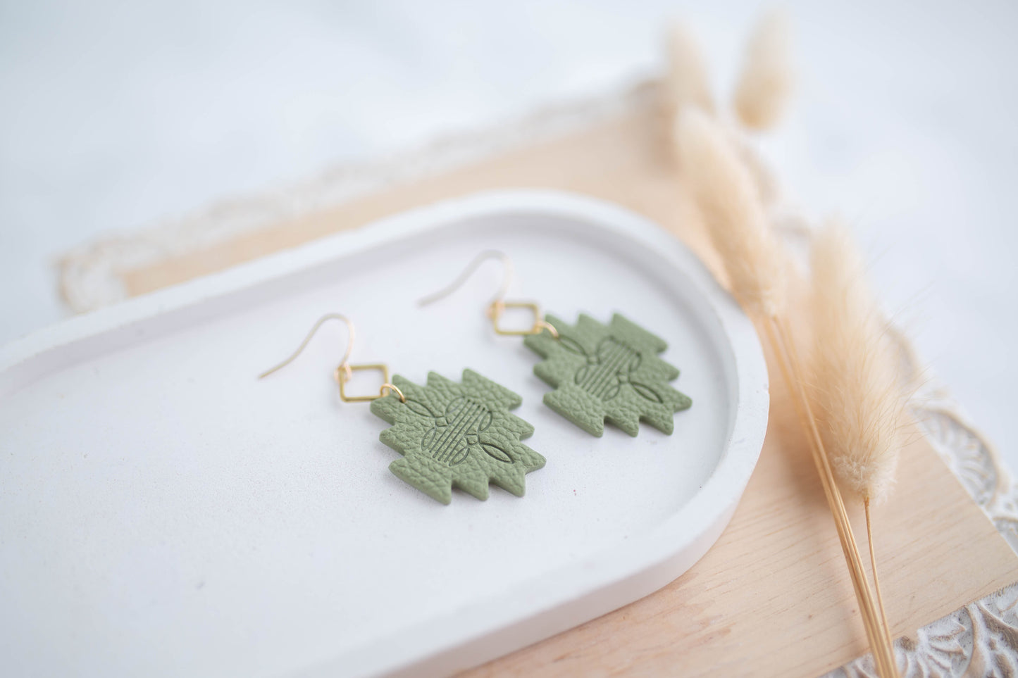 Clay Earrings | Bootcut Dangles | Cozy Cowgirl Collection