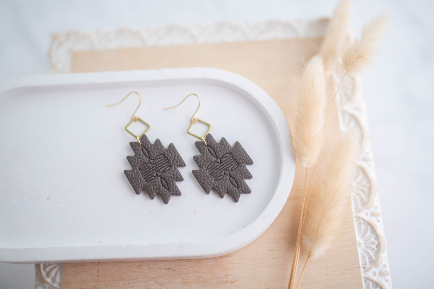 Clay Earrings | Bootcut Dangles | Cozy Cowgirl Collection