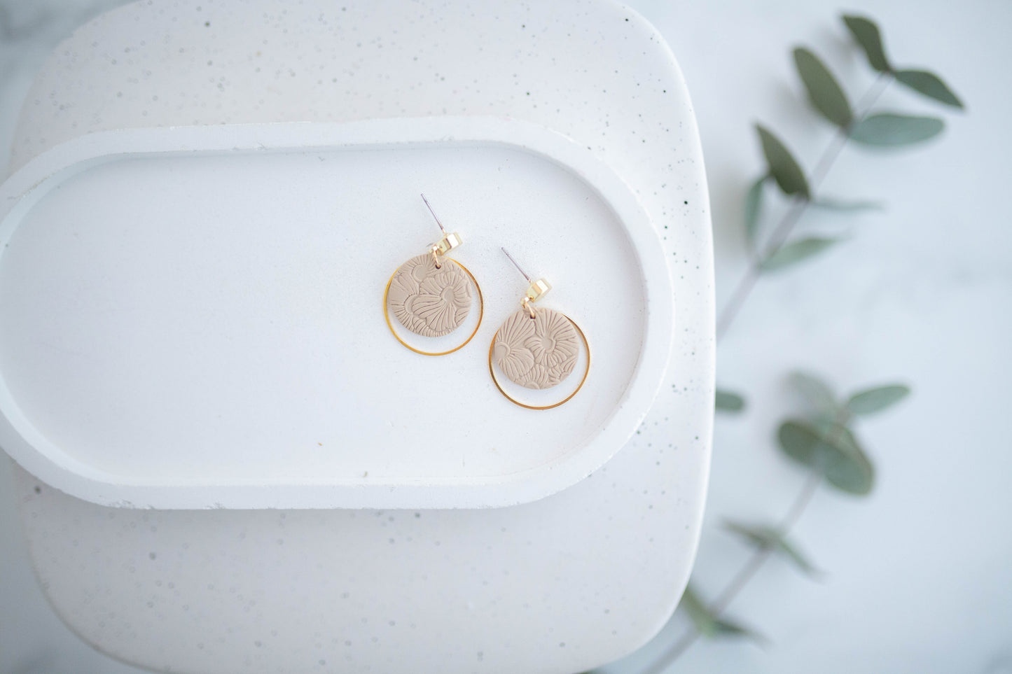 Clay Earrings | Dainty Floral Dangles | Spring Fling Collection