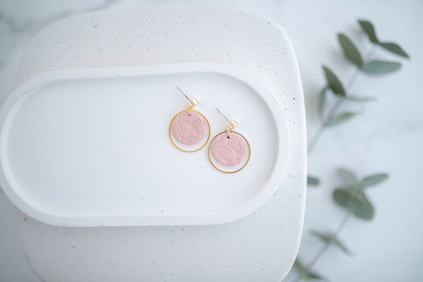Clay Earrings | Dainty Floral Dangles | Spring Fling Collection