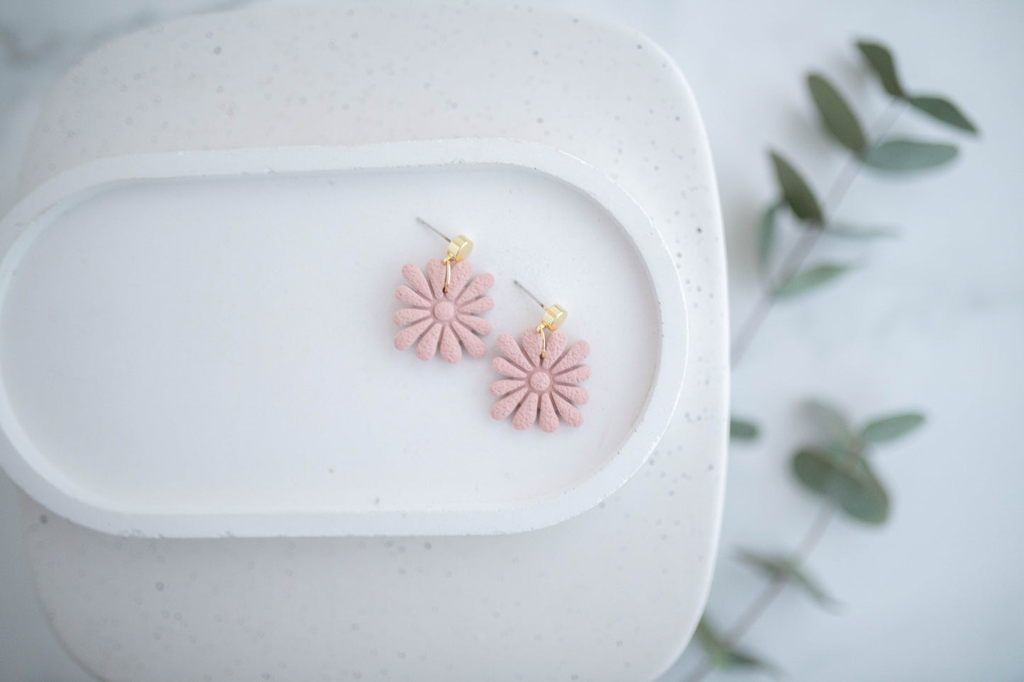 Clay Earrings | Flower Dangles | Spring Fling Collection