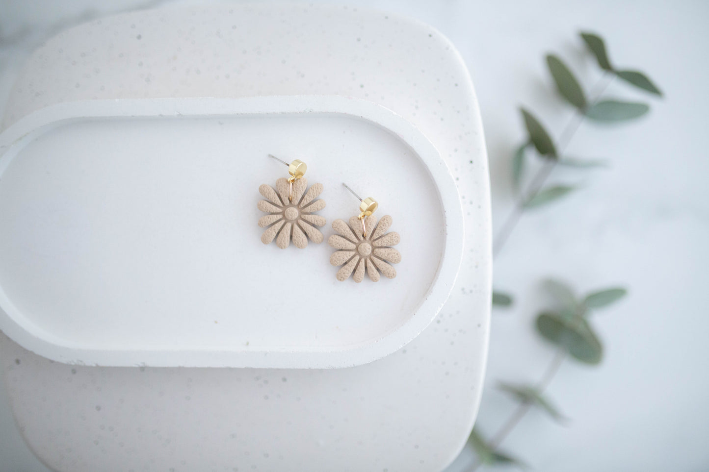Clay Earrings | Flower Dangles | Spring Fling Collection