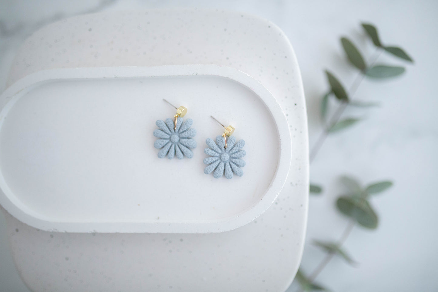 Clay Earrings | Flower Dangles | Spring Fling Collection