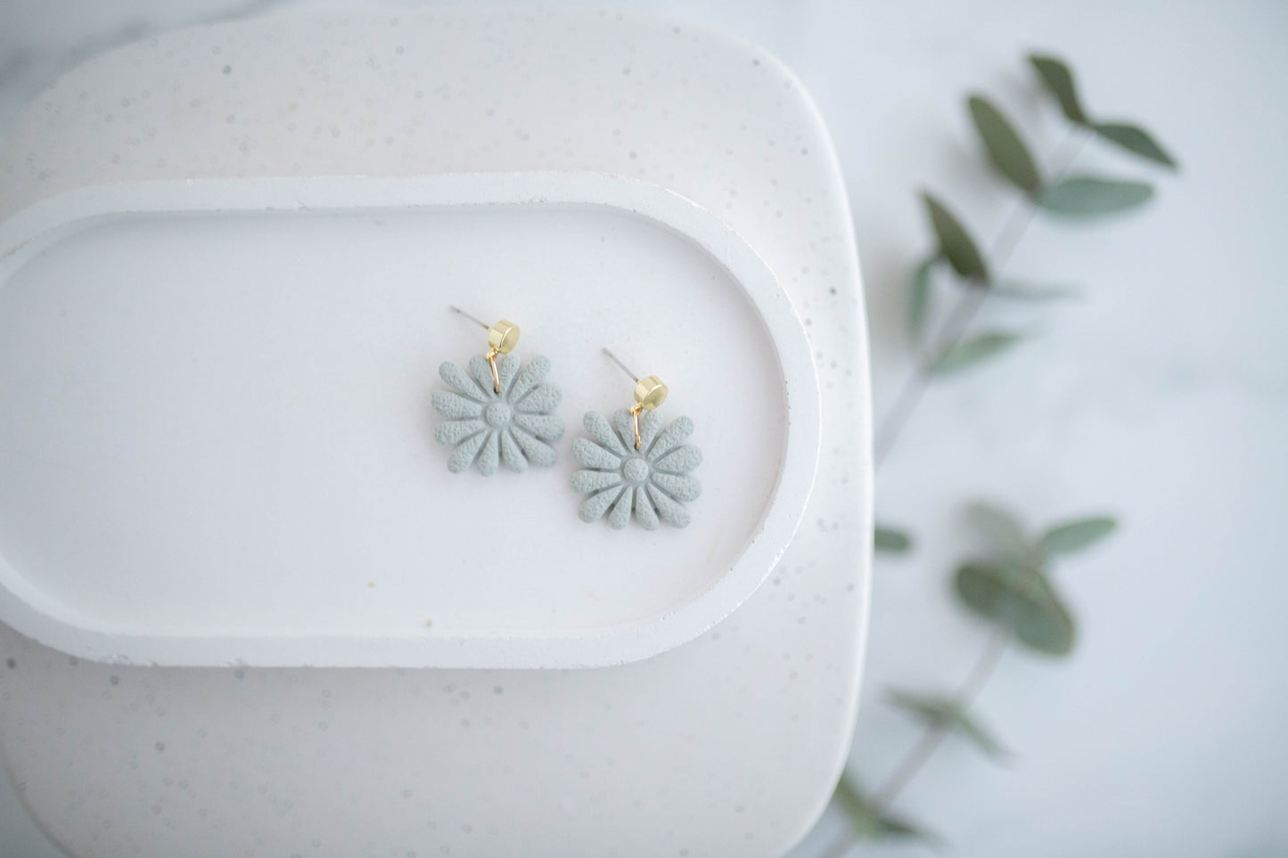Clay Earrings | Flower Dangles | Spring Fling Collection