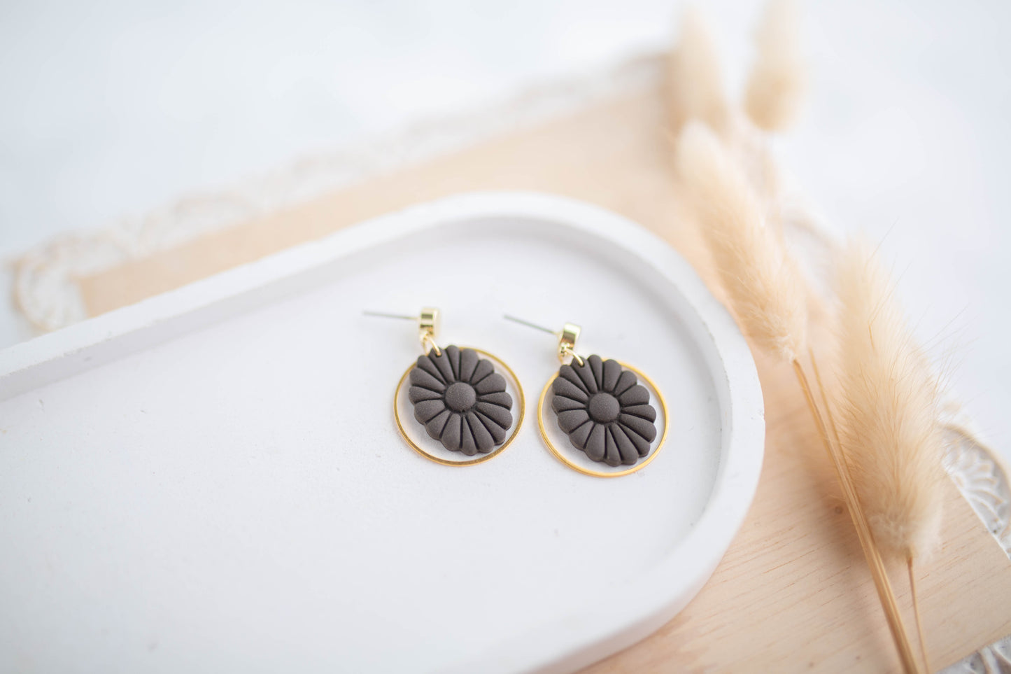 Clay Earrings | Mini Concho Dangles | Cozy Cowgirl Collection