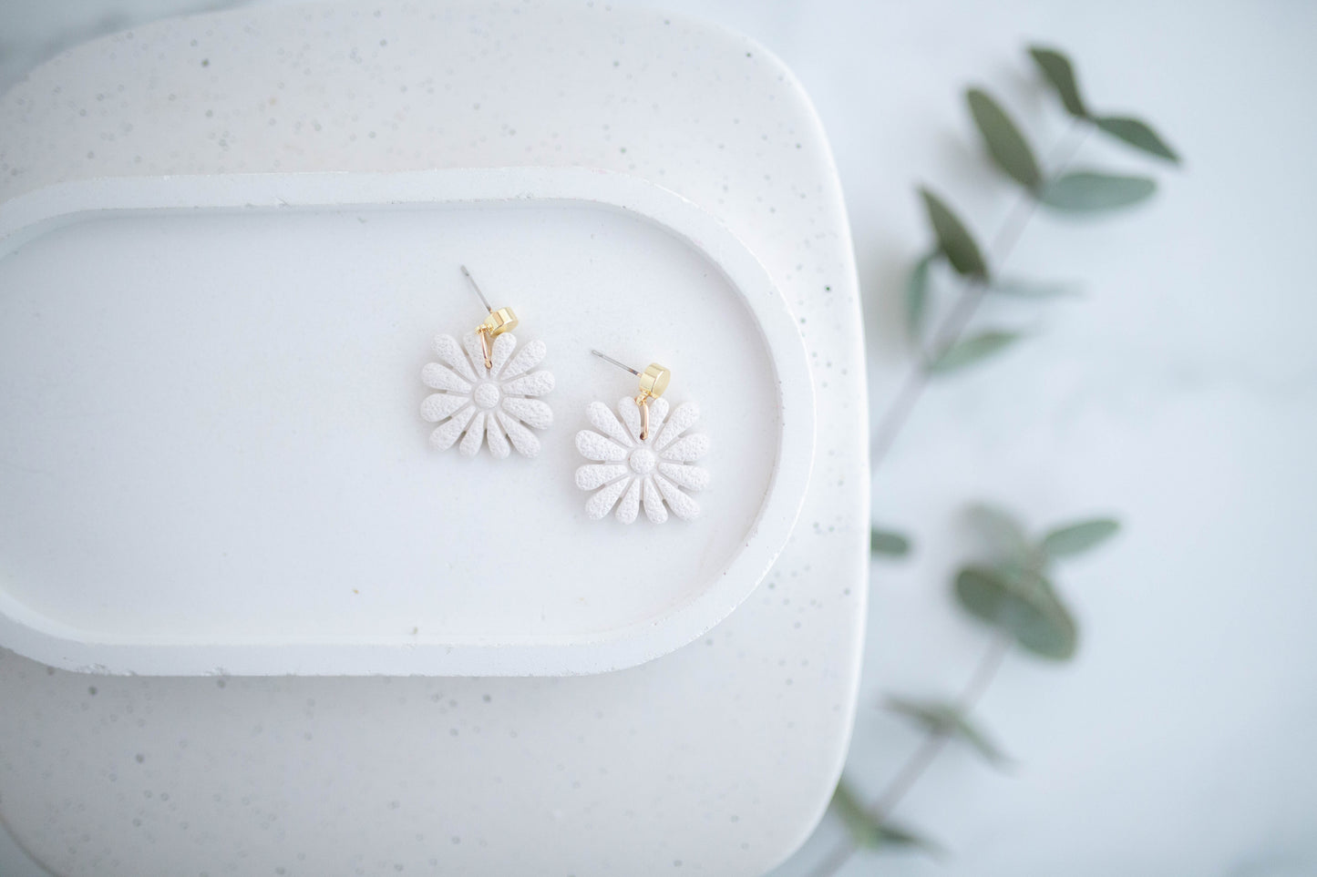 Clay Earrings | Flower Dangles | Spring Fling Collection