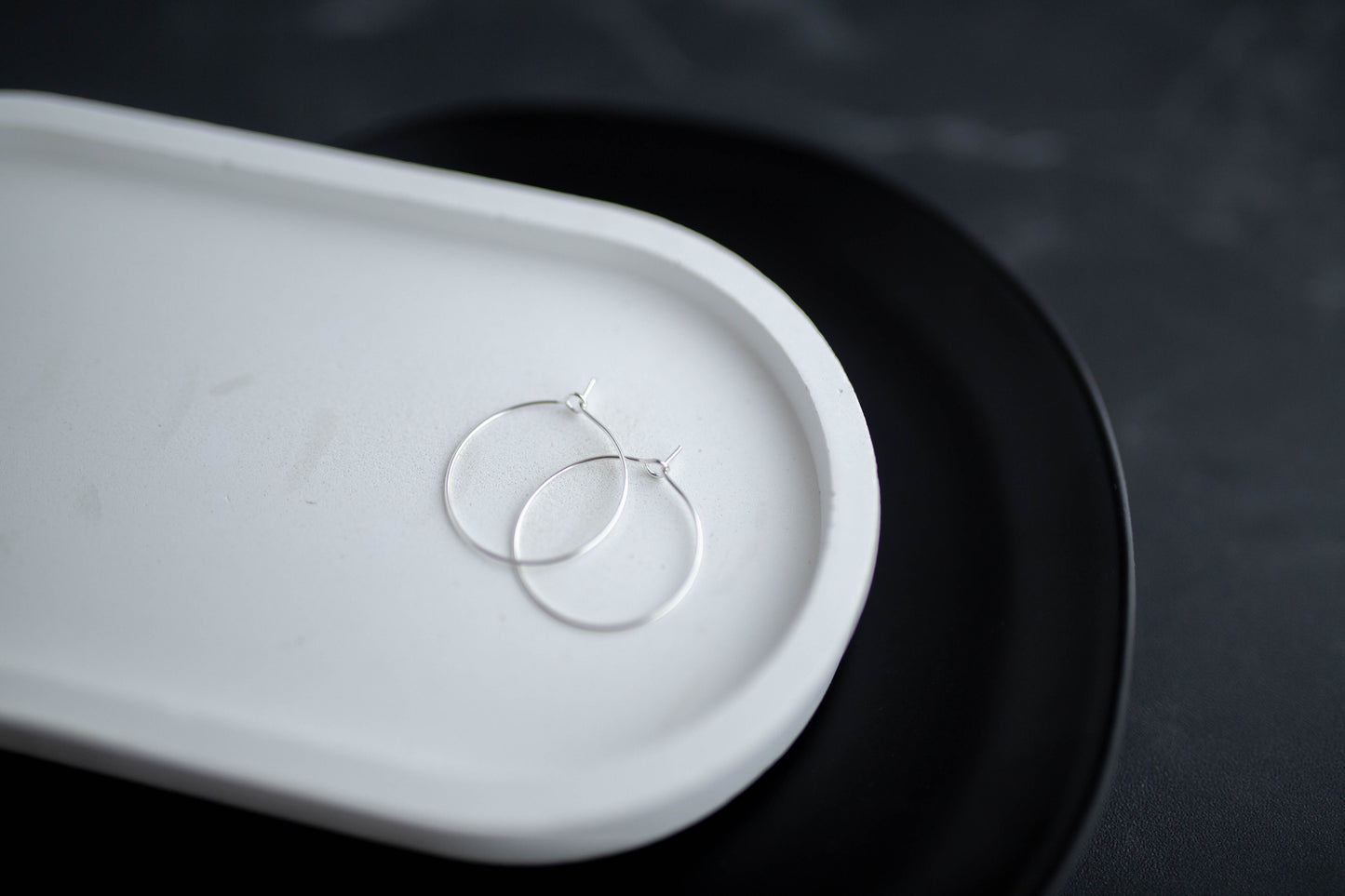 Clay Earrings | Skull Hoops | Boo Collection
