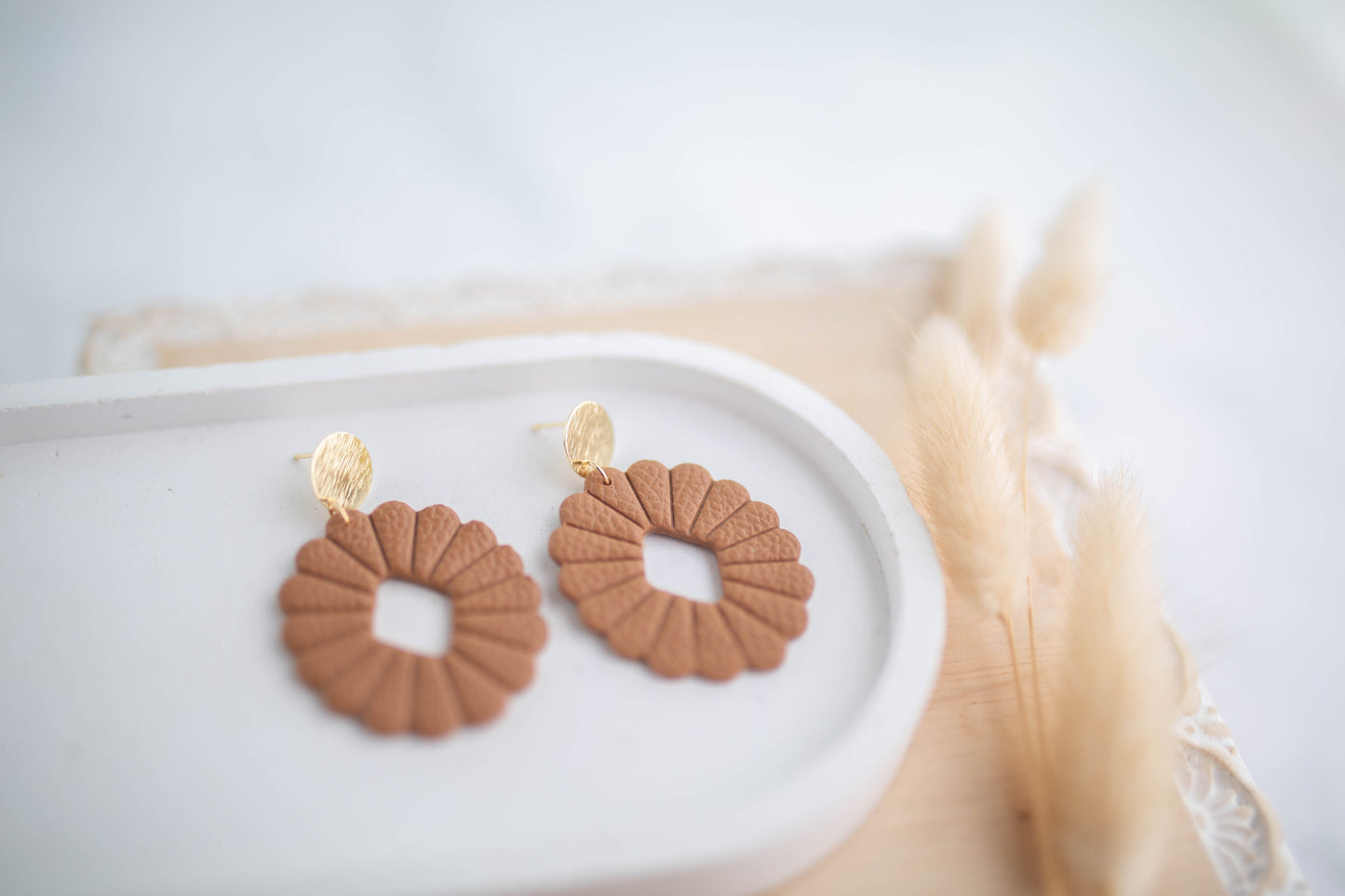 Clay Earrings | Concho Dangles | Cozy Cowgirl Collection