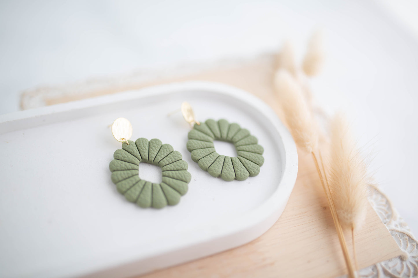 Clay Earrings | Concho Dangles | Cozy Cowgirl Collection