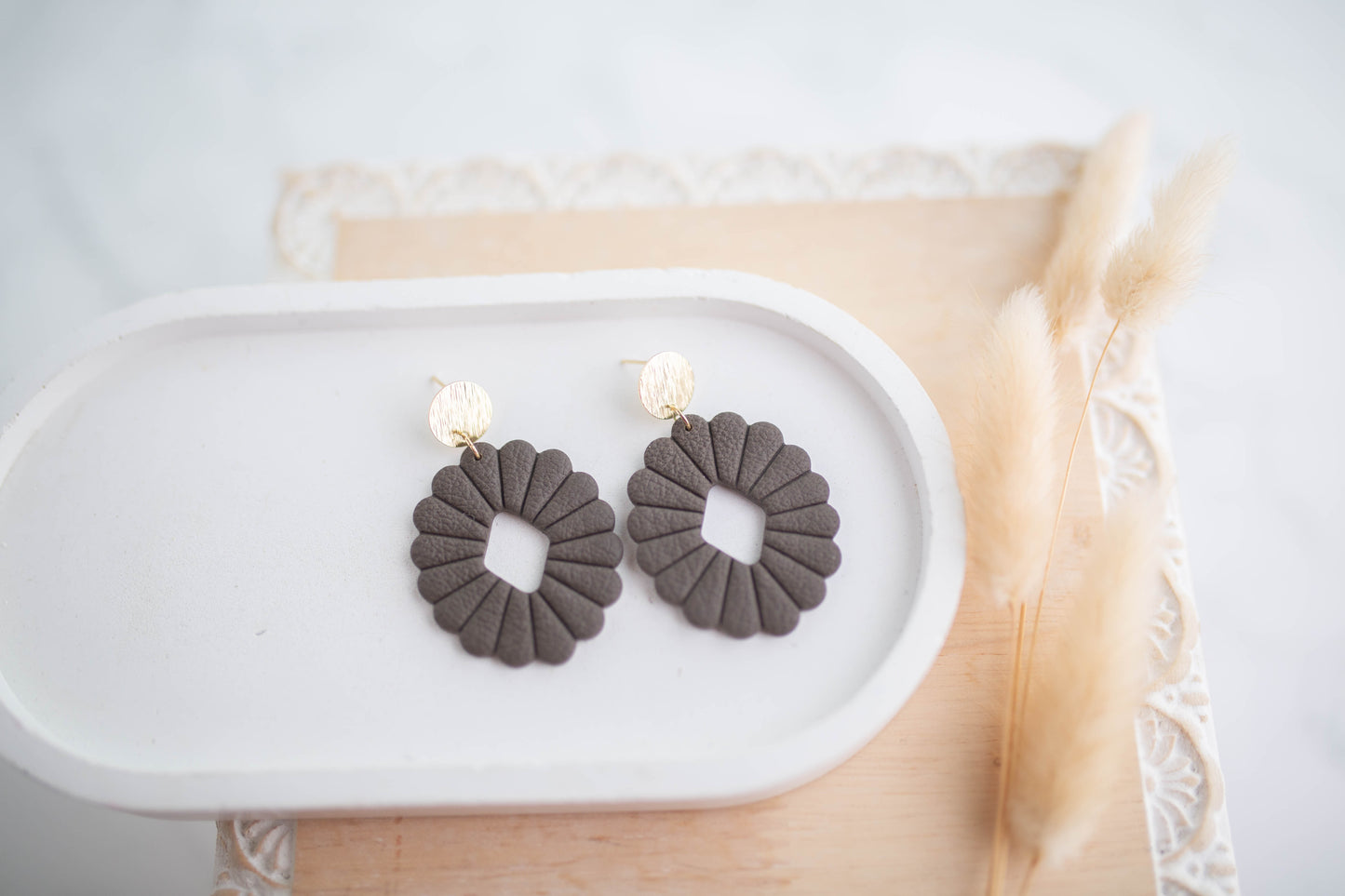 Clay Earrings | Concho Dangles | Cozy Cowgirl Collection