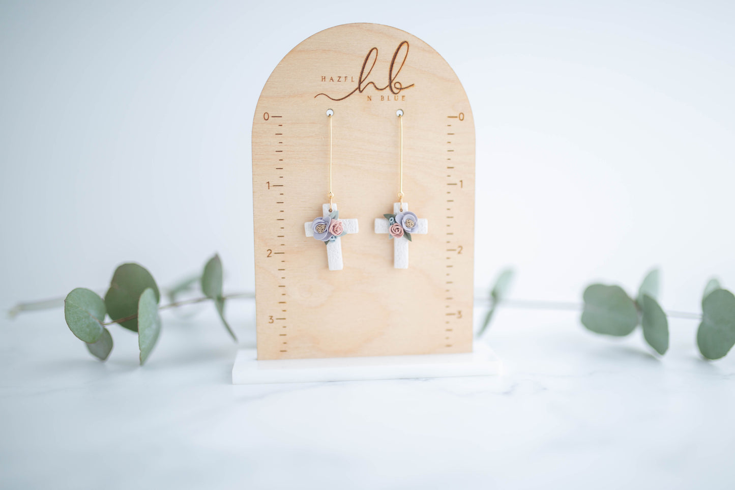 Clay Earrings | Spring Fling Cross Dangles | Spring Fling Collection