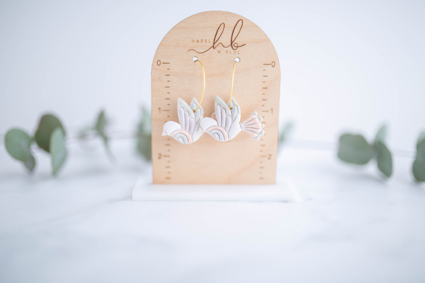 Clay Earrings | Spring Fling Bird Hoops | Spring Fling Collection