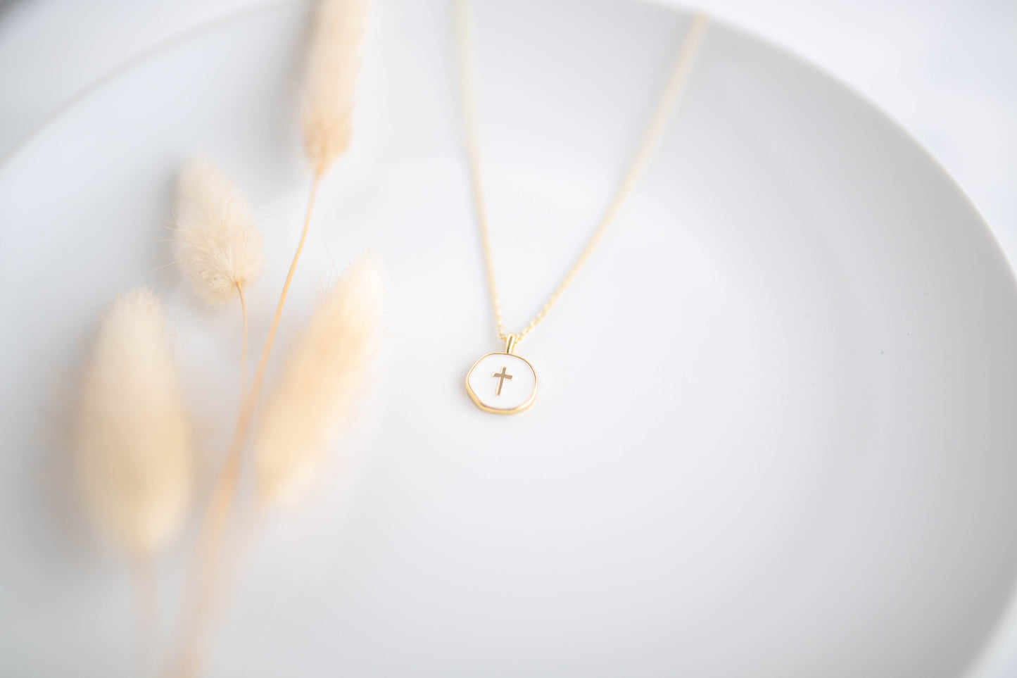 Necklace | Enamel Cross Necklace | Spring Fling Collection