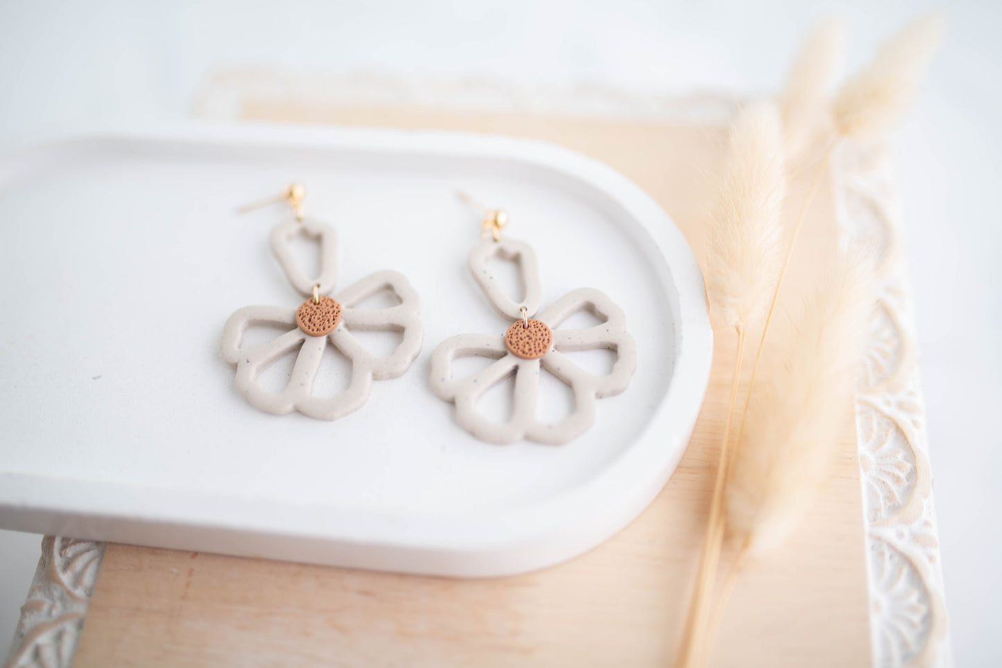 Clay Earrings | Wildflower Dangles | Cozy Cowgirl Collection