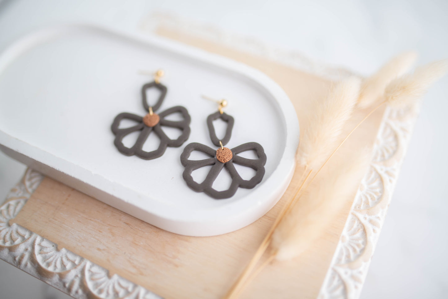 Clay Earrings | Wildflower Dangles | Cozy Cowgirl Collection