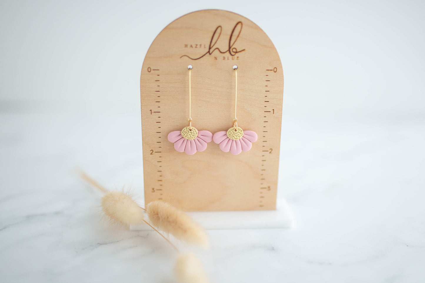 Clay Earrings | Longline Lazy Daisies| Happy Collection