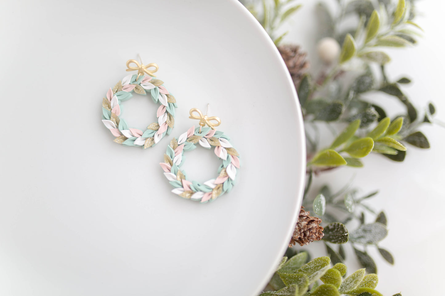 Clay Earrings | Wreaths | Merry Everything
