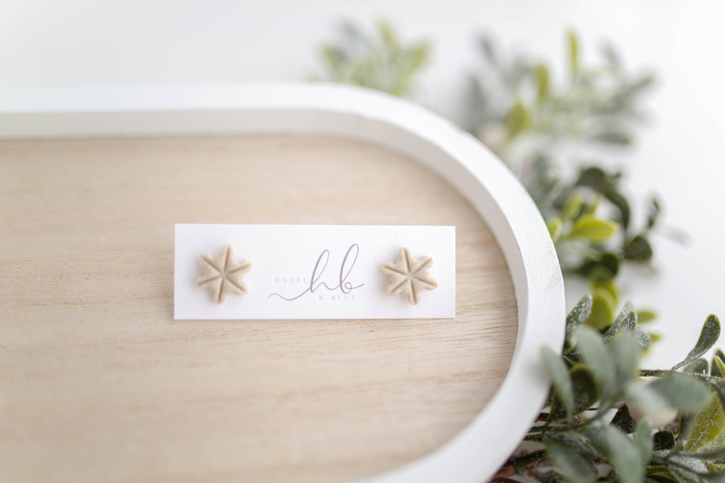 Clay Earrings | Christmas Studs | Merry Everything