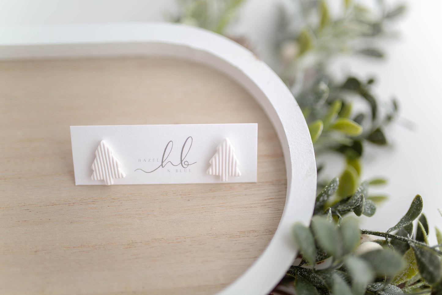 Clay Earrings | Christmas Studs | Merry Everything