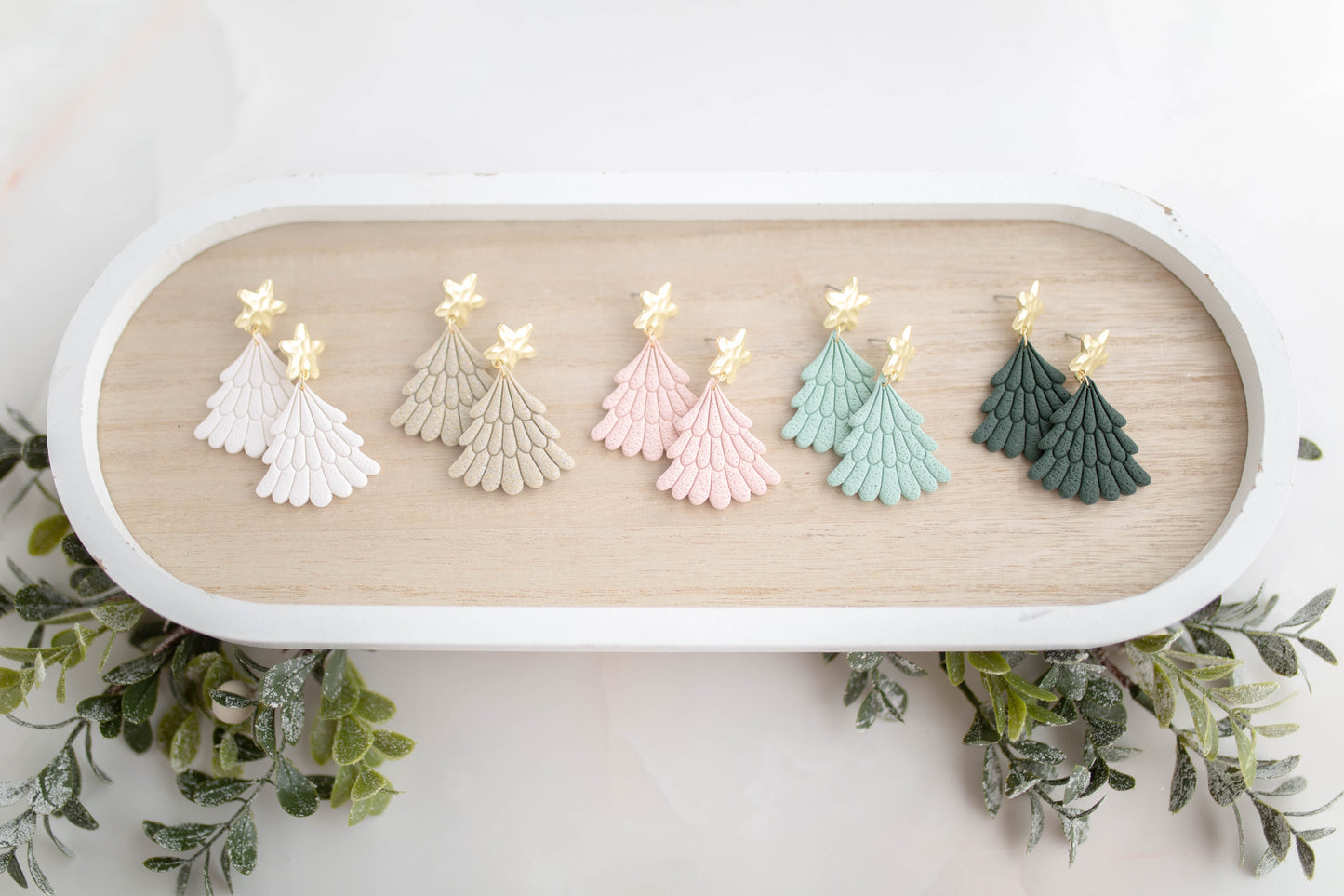 Clay Earrings | Trees | Merry Everything