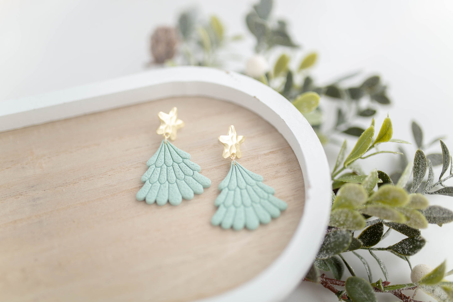 Clay Earrings | Trees | Merry Everything