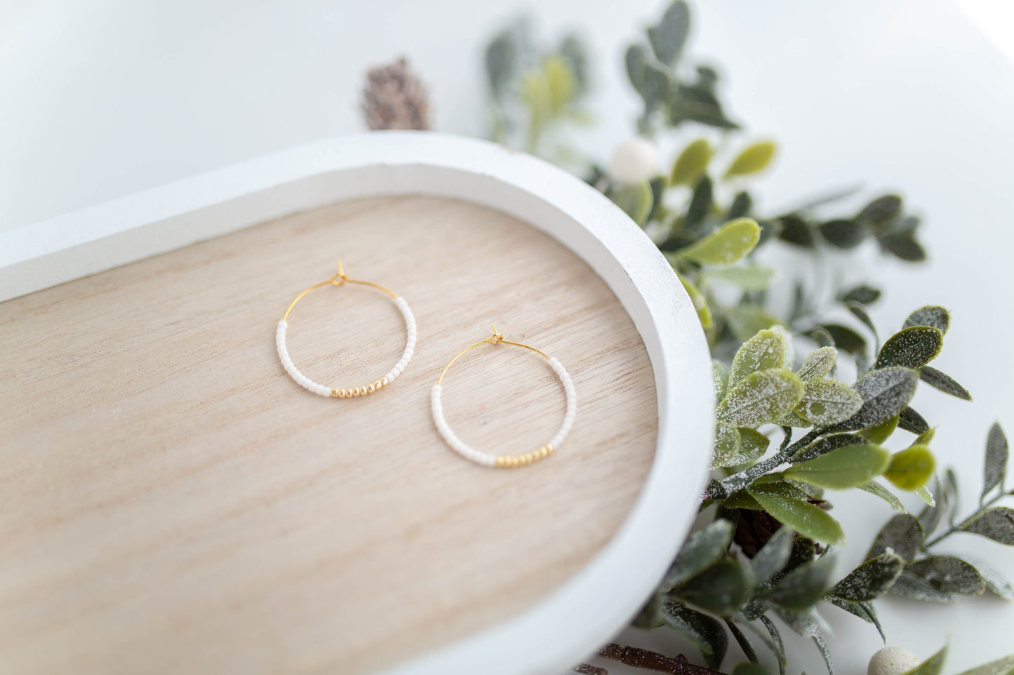 Beaded Earrings | Festive Hoops | Merry Everything