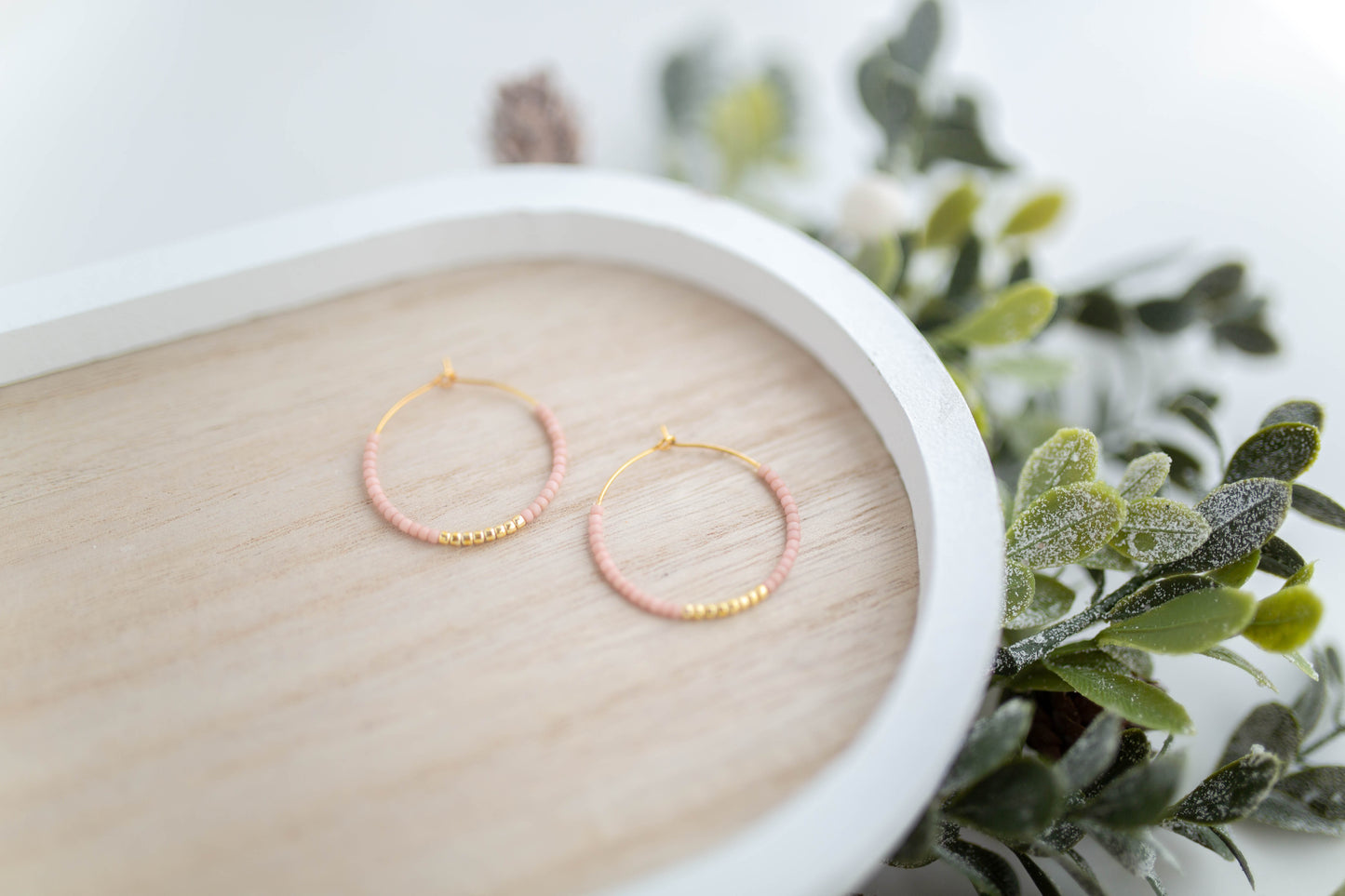 Beaded Earrings | Festive Hoops | Merry Everything