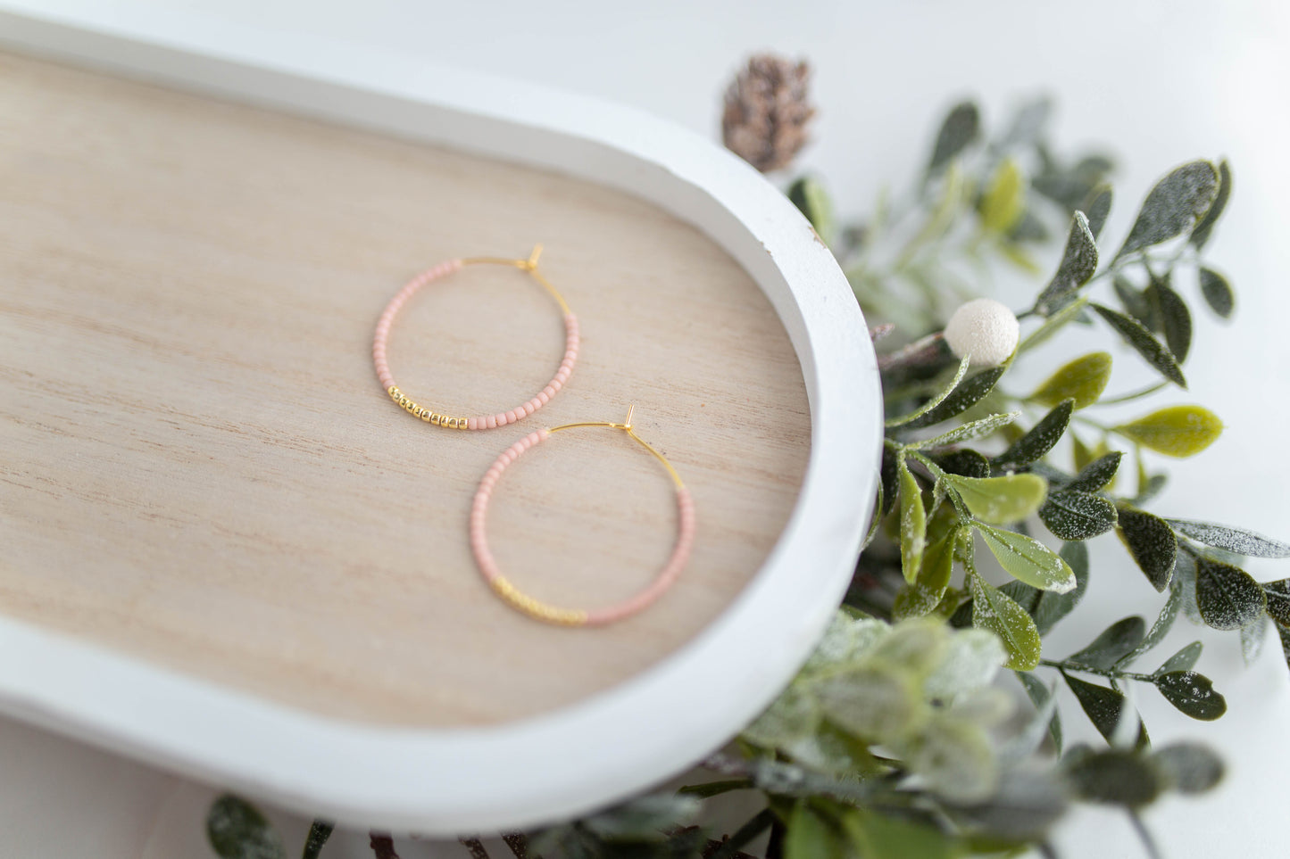 Beaded Earrings | Festive Hoops | Merry Everything