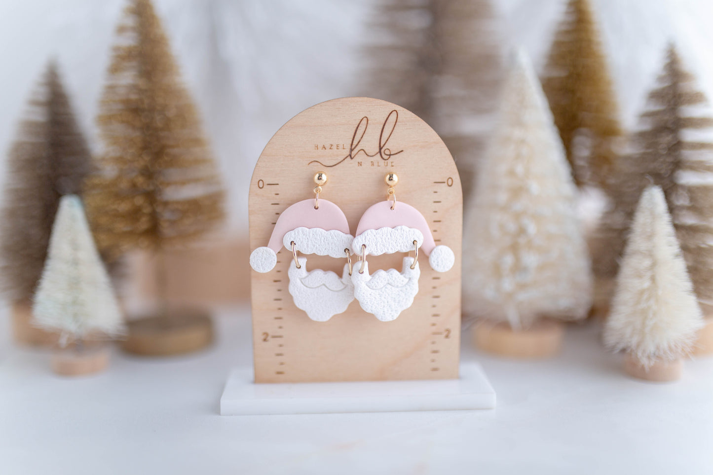 Clay Earrings | Santas | Merry Everything