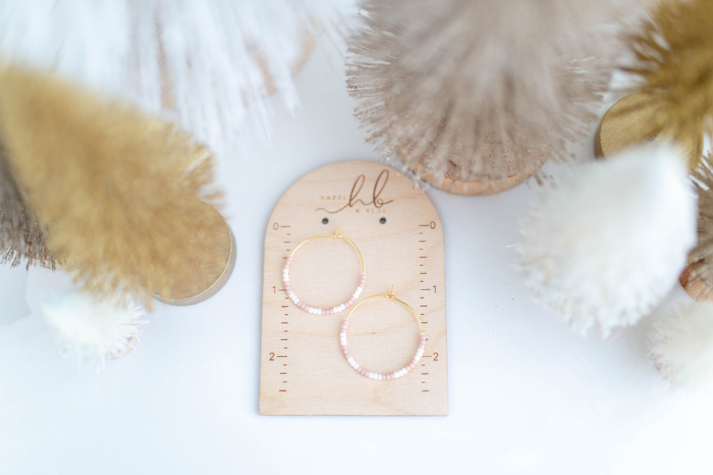 Beaded Earrings | Candy Cane Hoops | Merry Everything