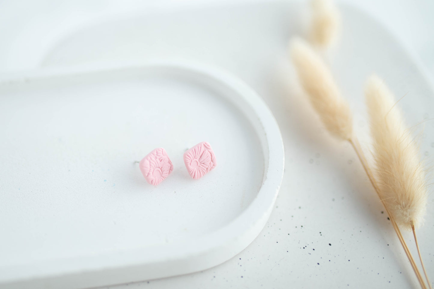 Clay Earrings | Happy Studs | Happy Collection