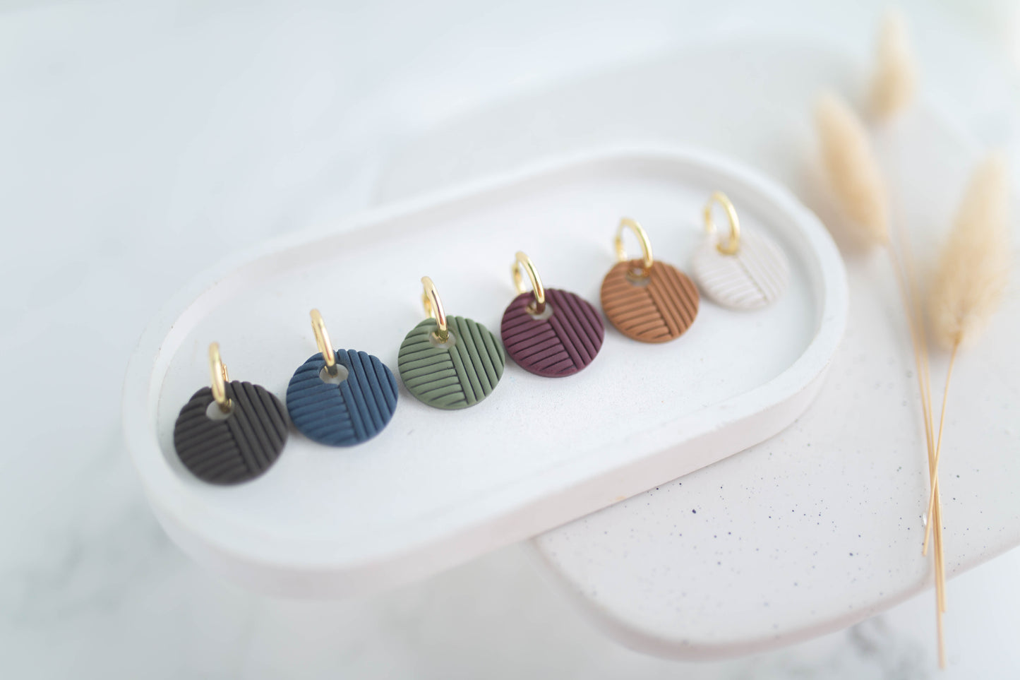 Clay Earrings | Cozy Huggies | Autumn Edit