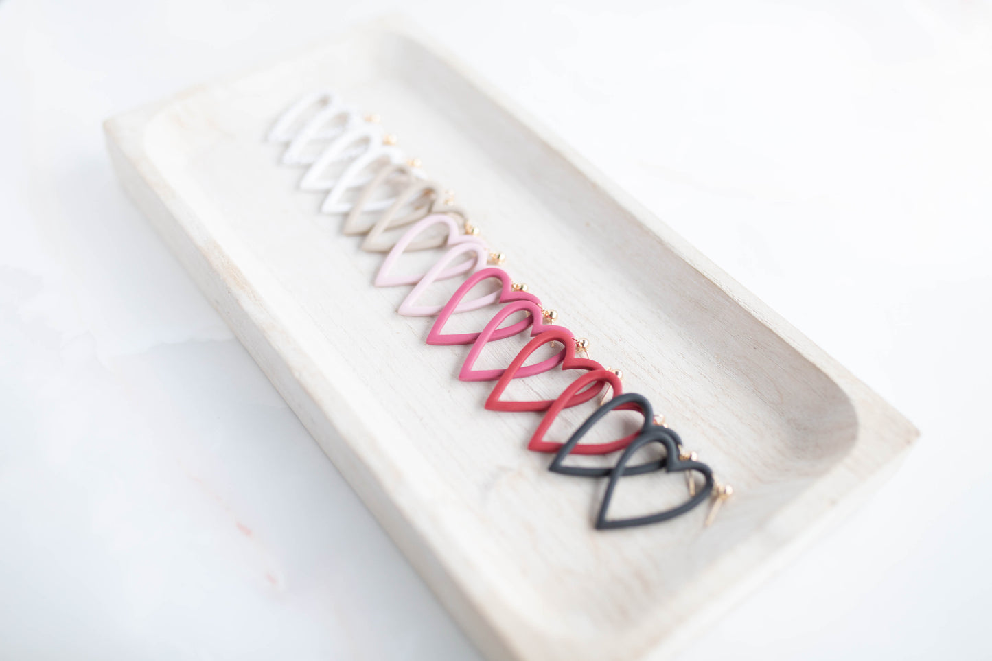 Clay Earrings | Heart Dangles | Lover Era Collection