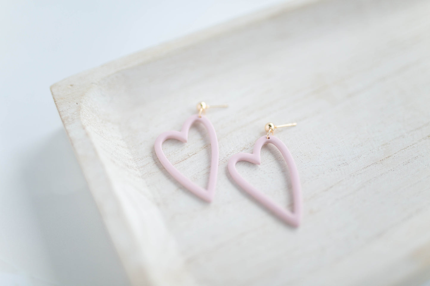 Clay Earrings | Heart Dangles | Lover Era Collection