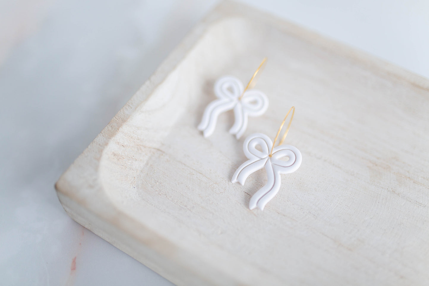 Clay Earrings | Ribbon Hoops| Lover Era Collection