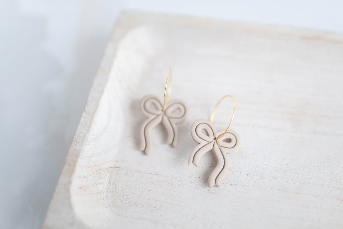 Clay Earrings | Ribbon Hoops| Lover Era Collection