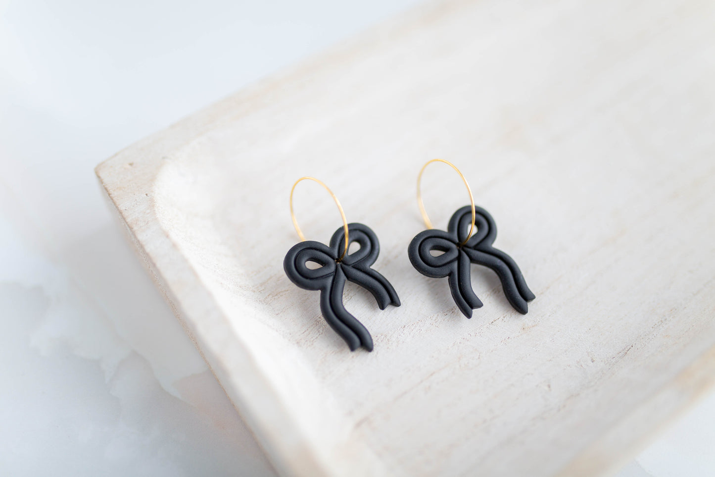 Clay Earrings | Ribbon Hoops| Lover Era Collection