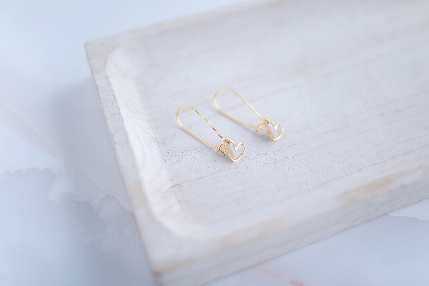 Clay Earrings | Mini Heart Drops | Lover Era Collection