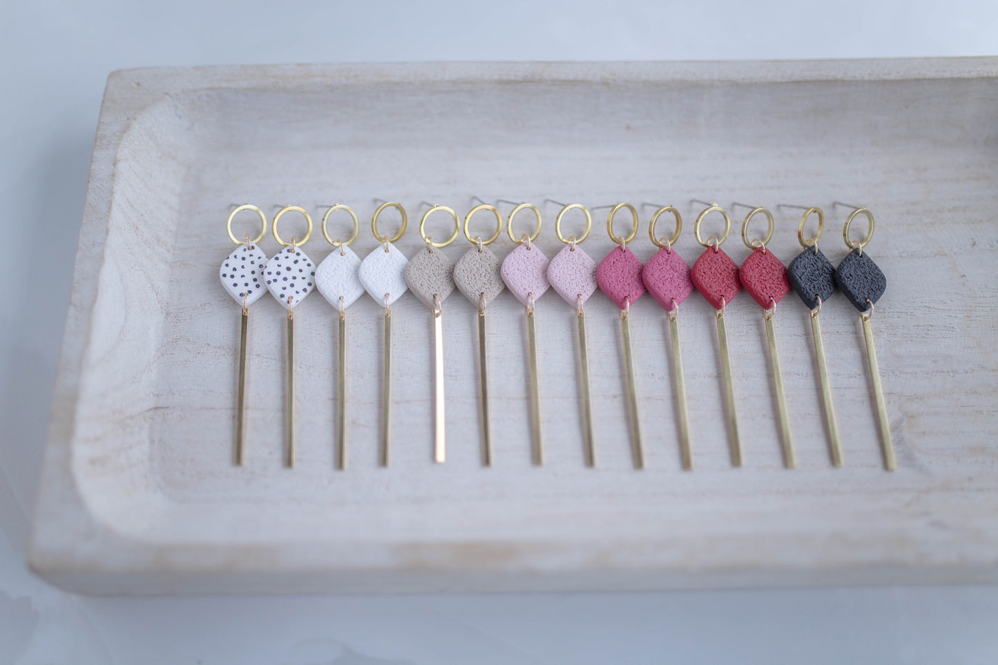 Clay Earrings | Simple Dangles | Lover Era Collection