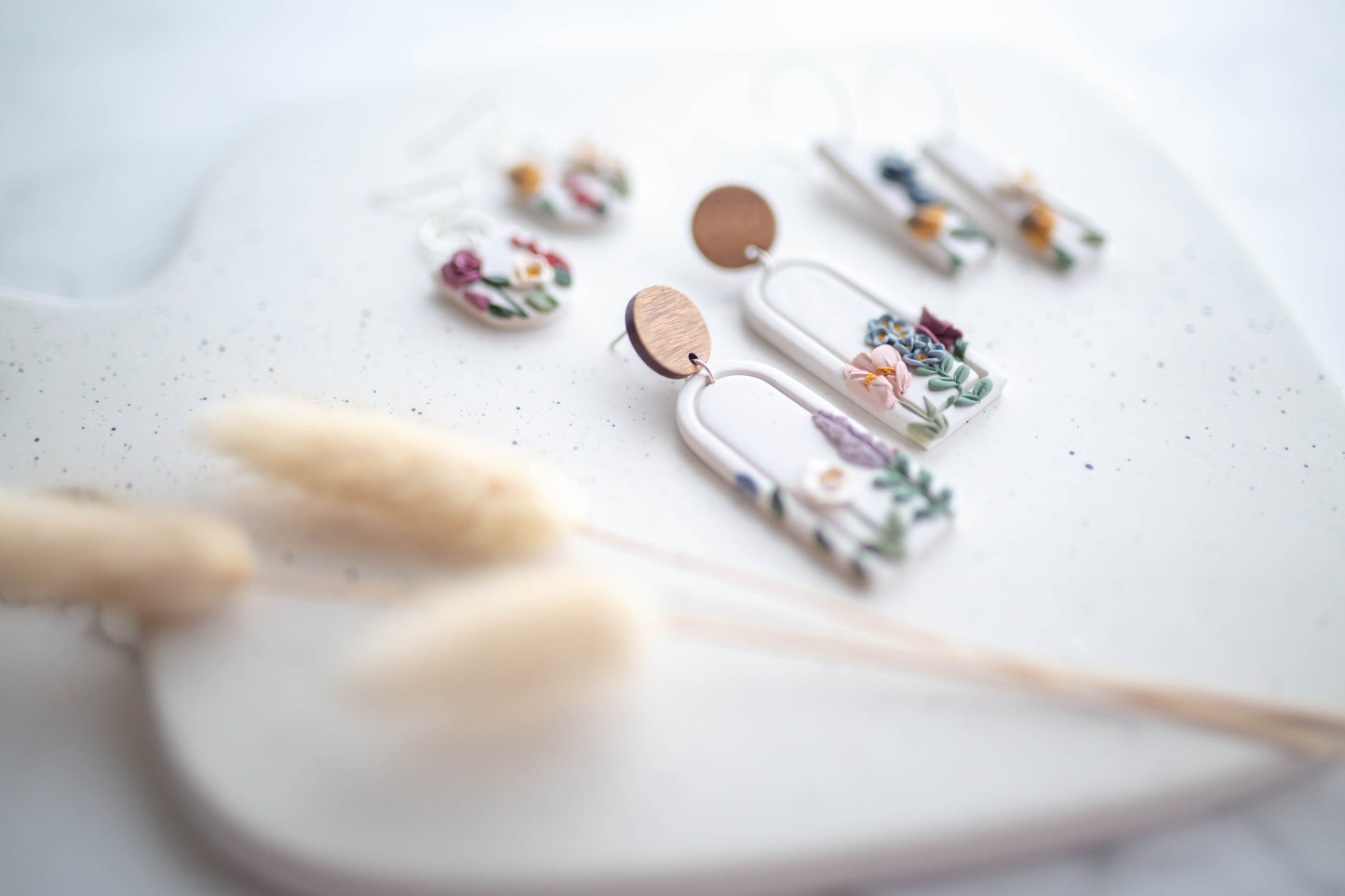 Clay Earring | Bridal Bouquet | Custom Ordee